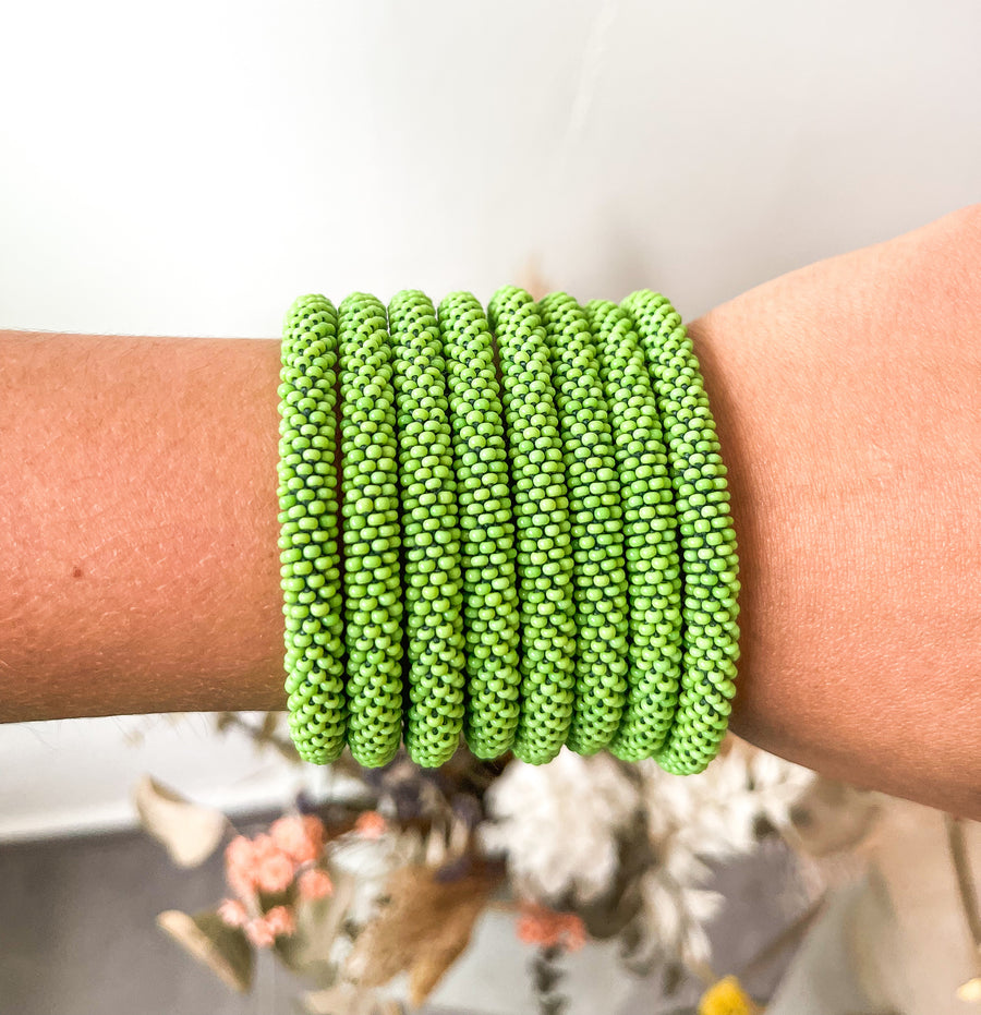 GREEN GLOSSY ORIGINAL ROLL-ON BRACELET