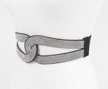 Load image into Gallery viewer, RHINESTONE ELASTIC BELT
