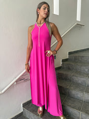 PIA MAGENTA RACERBACK TOP & PANT SET