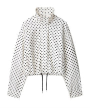 POLKA DOT ZIPPER JACKET