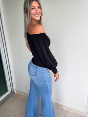 ONE SHOULDER LONG SLEEVE TOP