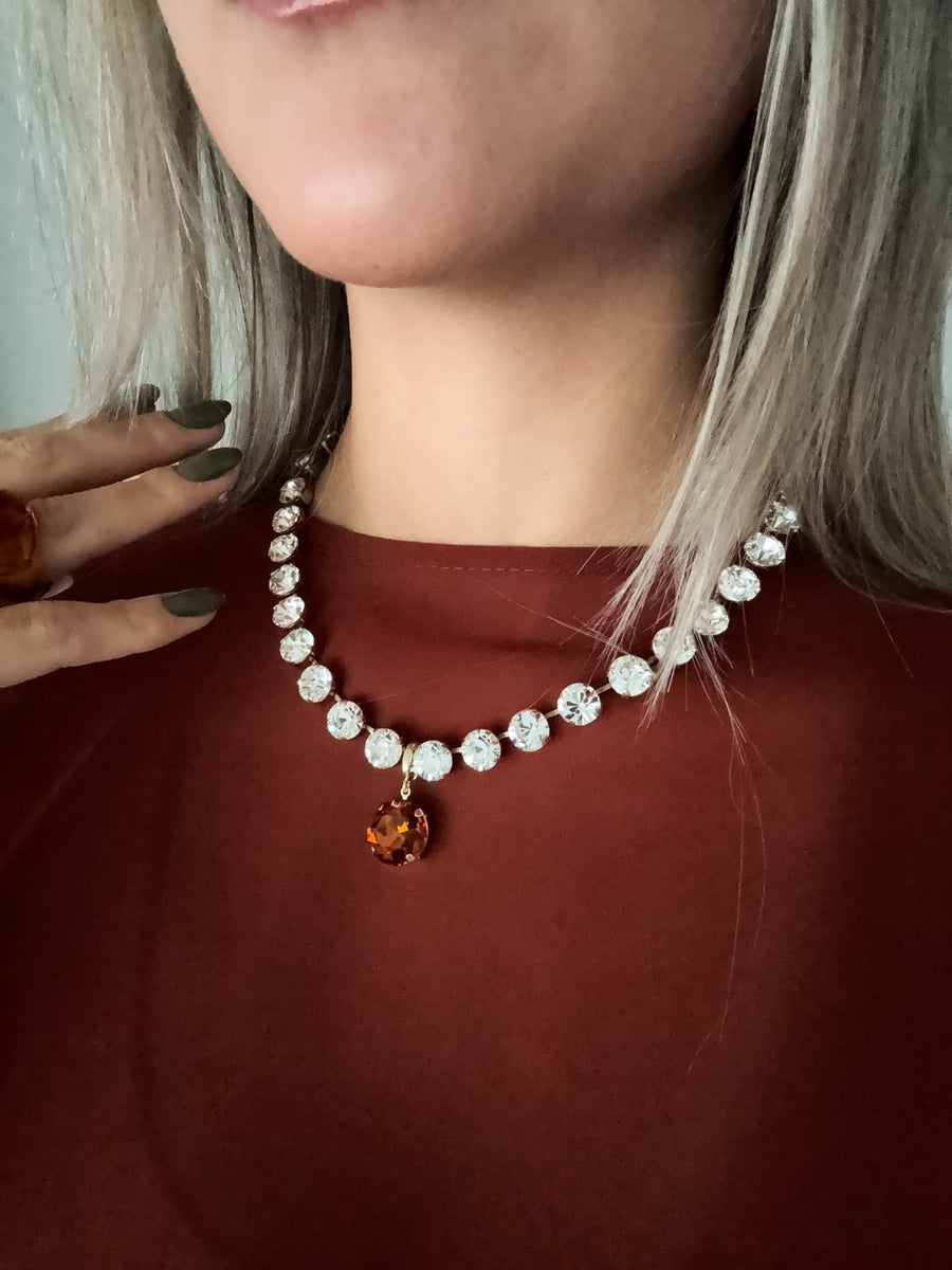 OAKLAND NECKLACE IN CLEAR