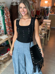 METAL EYELET TANK TOPS