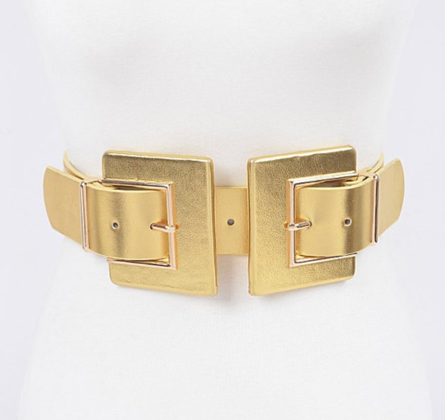 TWO BUCKLE ELASTIC BELT