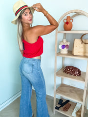 ONE SHOULDER KNOT BLOUSE