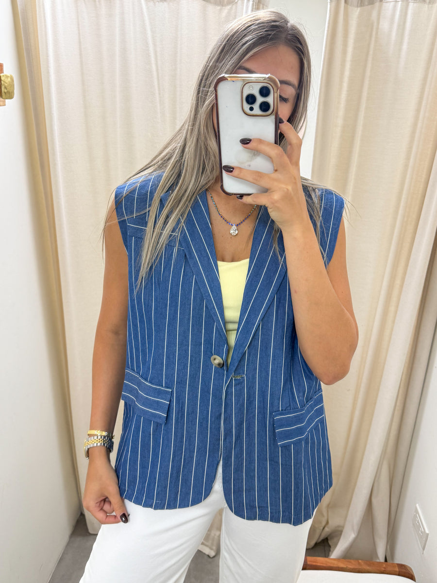 STRIPED VEST BLAZERS
