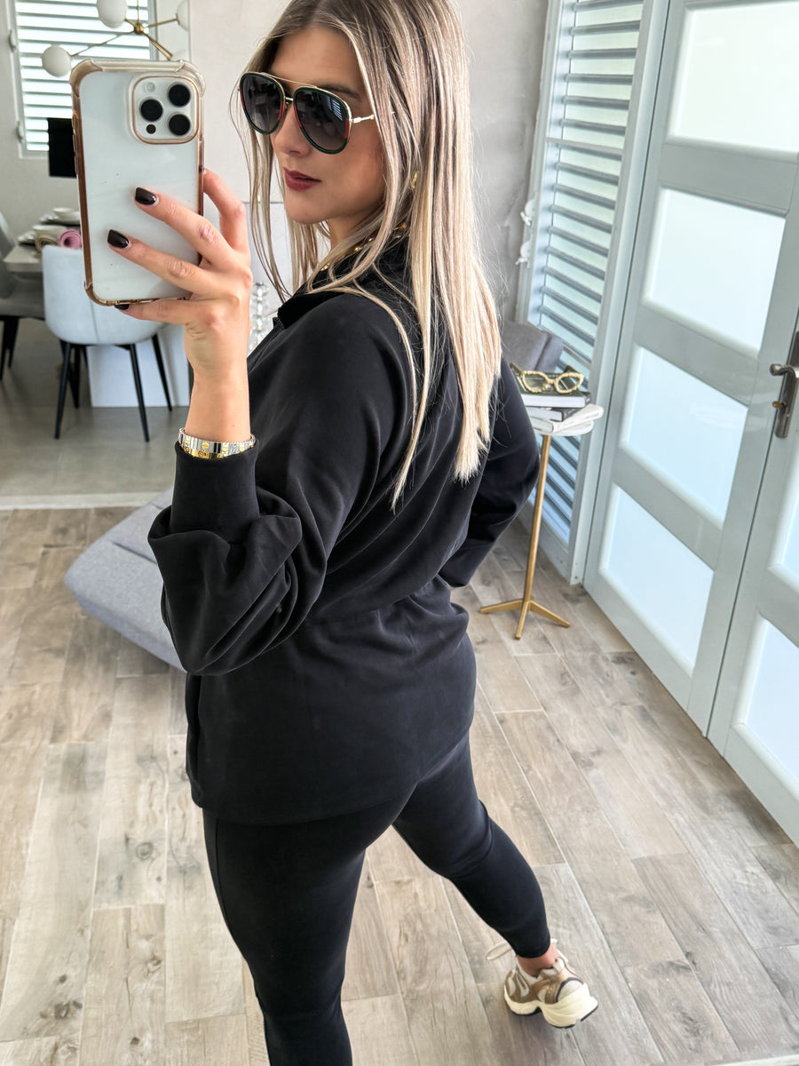 BLACK TRAVEL SET