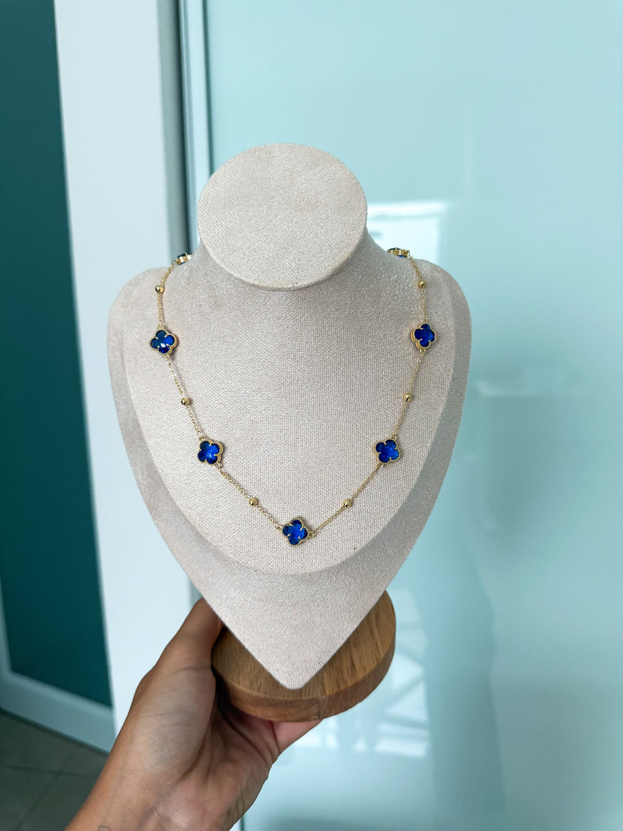 CLOVER DENIM COLLECTION NECKLACES