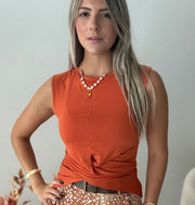 WHISKY STRETCHY BLOUSE