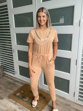 Load image into Gallery viewer, BEIGE CHAINS JUMPSUIT
