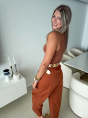 FALL COLOR BARREL PANTS