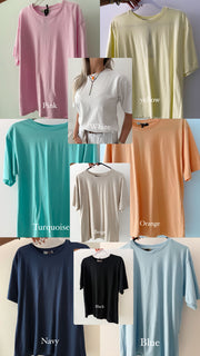 BASIC SOLID T-SHIRTS