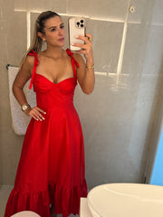 RED DREAMY DRESS