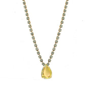 MILLI NECKLACE IN CHRYSOLITE/CITRUS LIME BRANDY