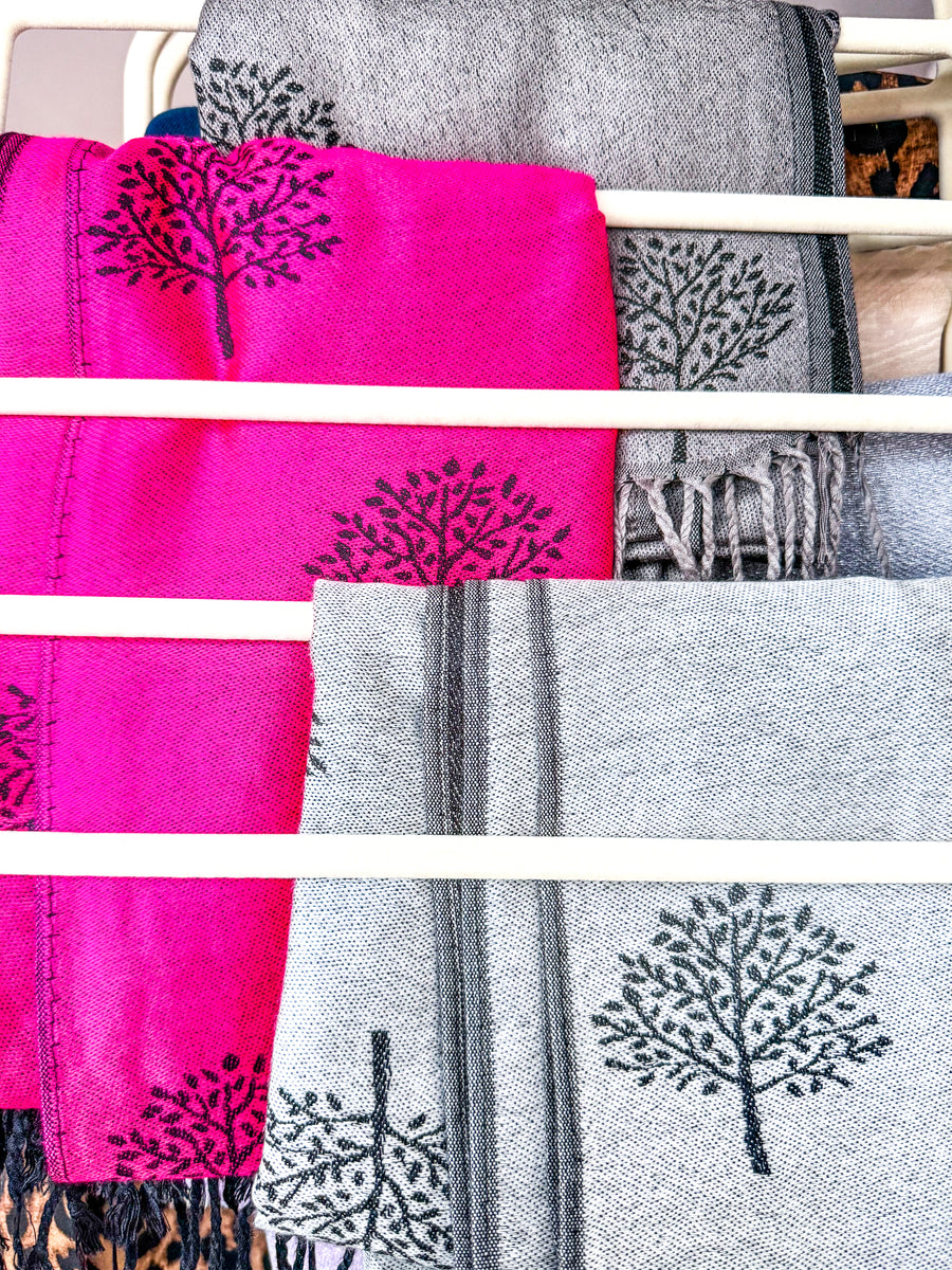 TREE PRINT PASHMINA