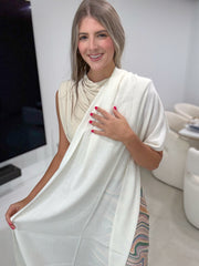 BUTTER YELLOW PASHMINA