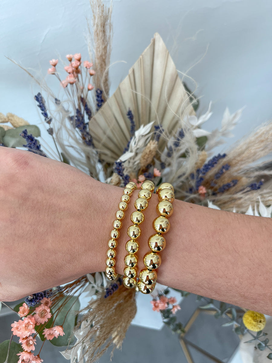 GOLD BALL ADJUSTABLE BRACELETS