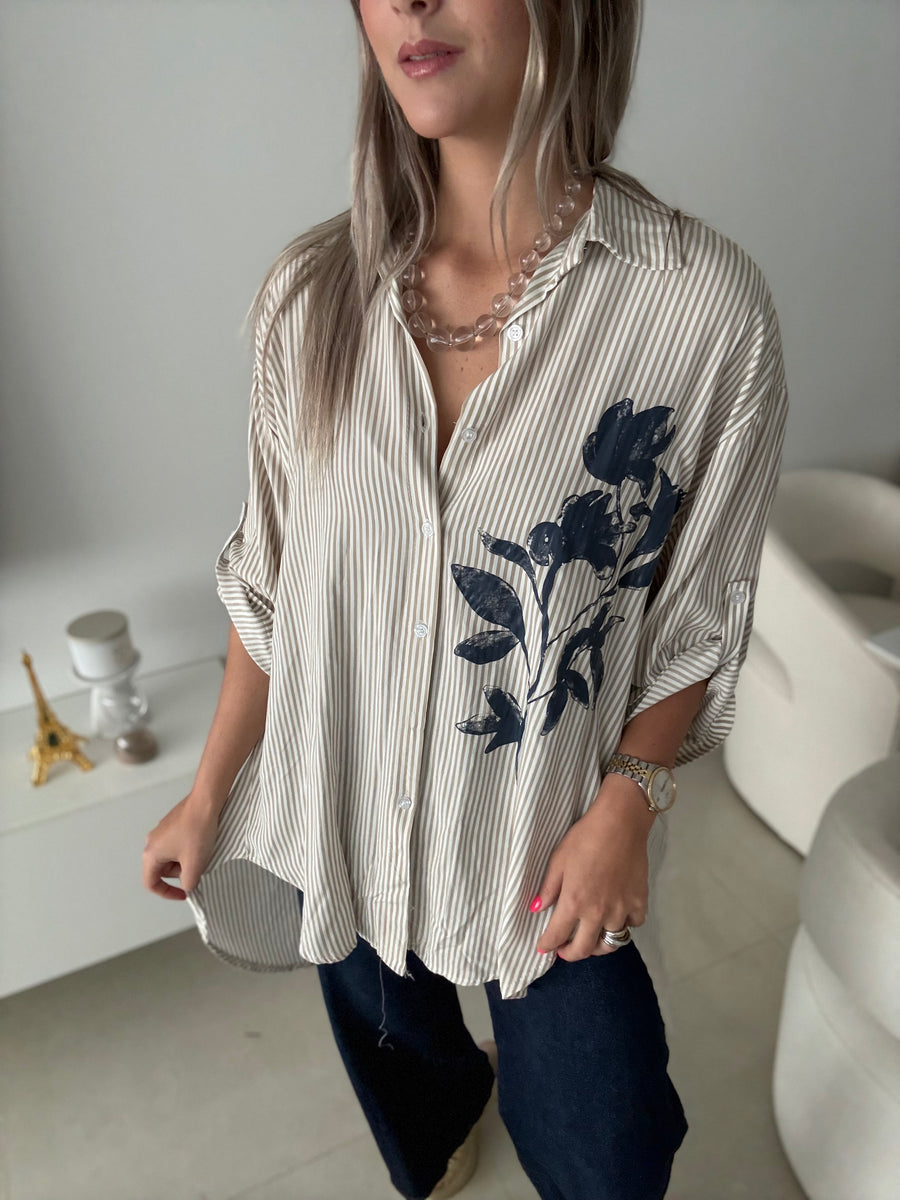 STRIPED TUNIC BLOUSES
