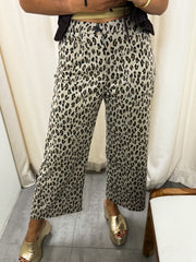 LEOPARD PRINT PANTS
