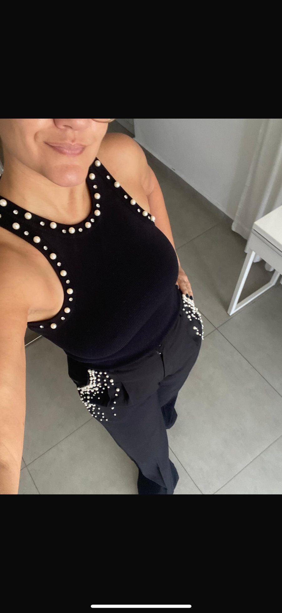 PEARL/RHINESTONE TANK TOPS