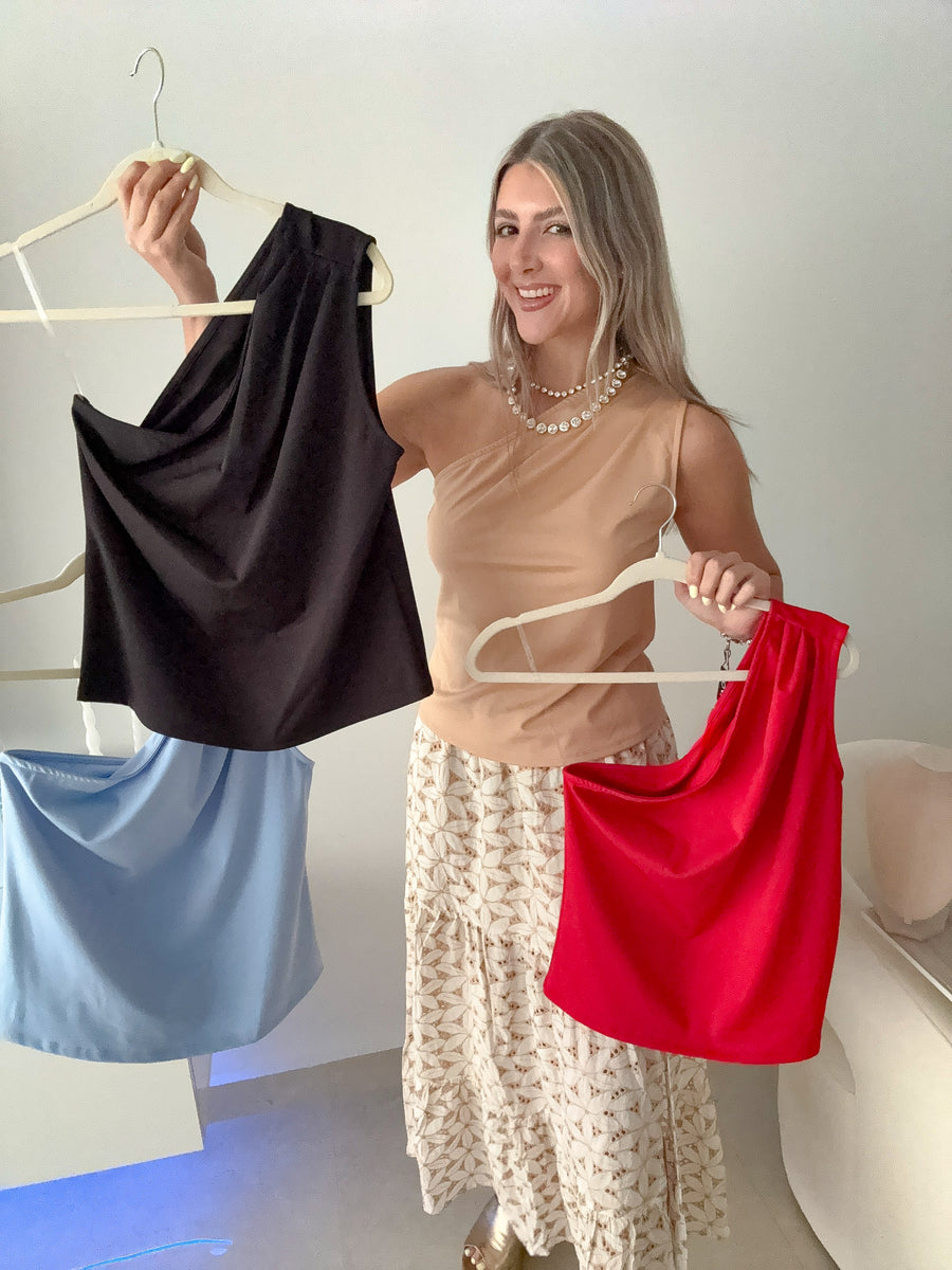 ONE SHOULDER TOPS