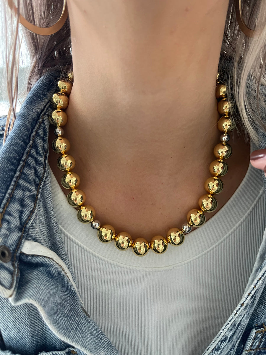 TWO TONE NECKLACE
