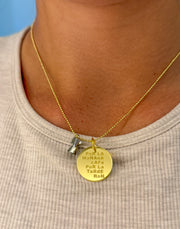 "CAFÉ & RON" GRECA ADJUSTABLE NECKLACE
