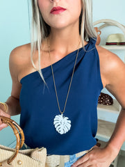 ONE SHOULDER KNOT BLOUSE