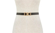 DOUBLE LINKED SQUARE THIN BELT