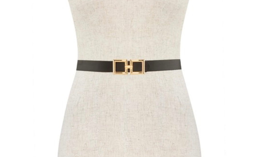 DOUBLE LINKED SQUARE THIN BELT
