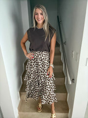 POLKA DOT RUFFLE SKIRT