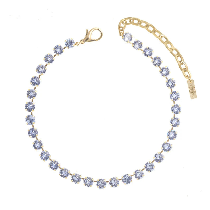 OAKLAND NECKLACE IN FAIRY DUST/LIGHT SAPPHIRE