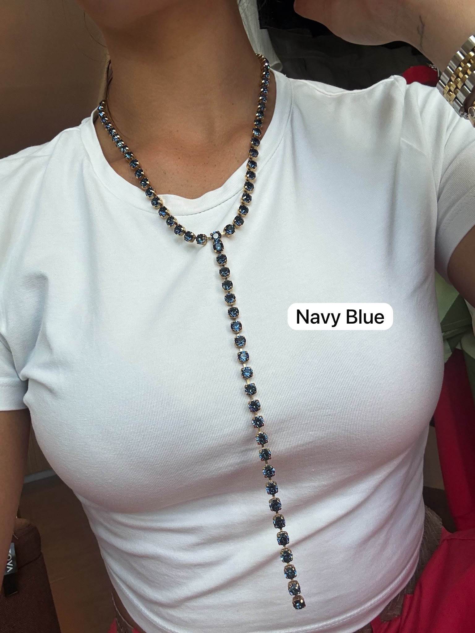BABY L.A. NECKLACES IN BLUE TONES