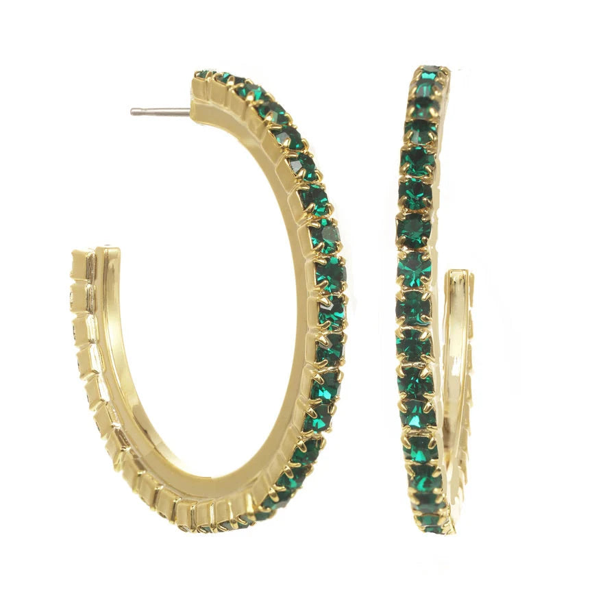 SLIM HOOP EARRINGS