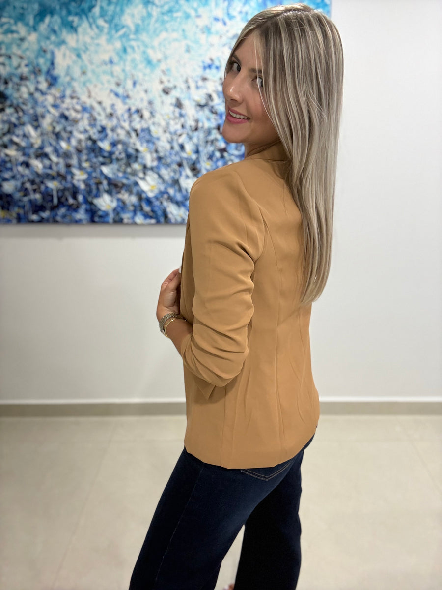 CAMEL TAILORED BLAZER