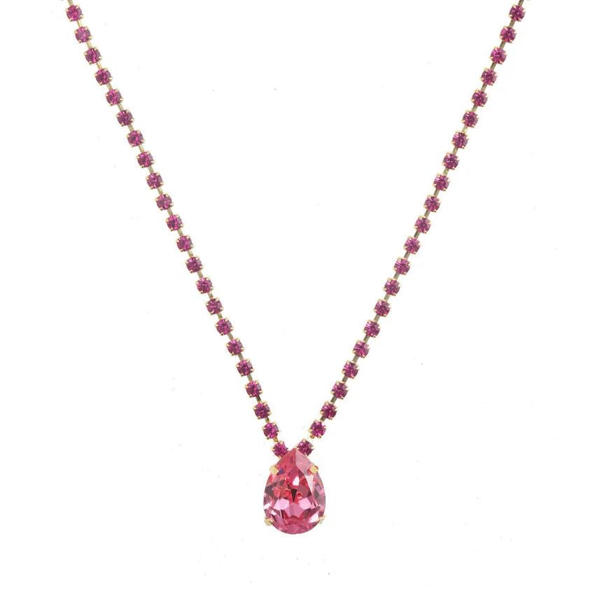 MILLI NECKLACE IN ROSE/FUSCHIA