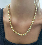 GOLD BALL NECKLACES