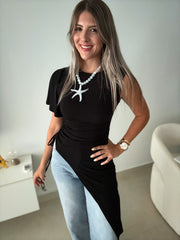 ASYMMETRIC BLOUSE