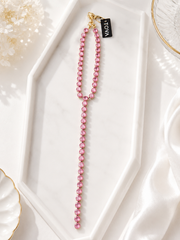 L.A. NECKLACE IN PETAL PINK