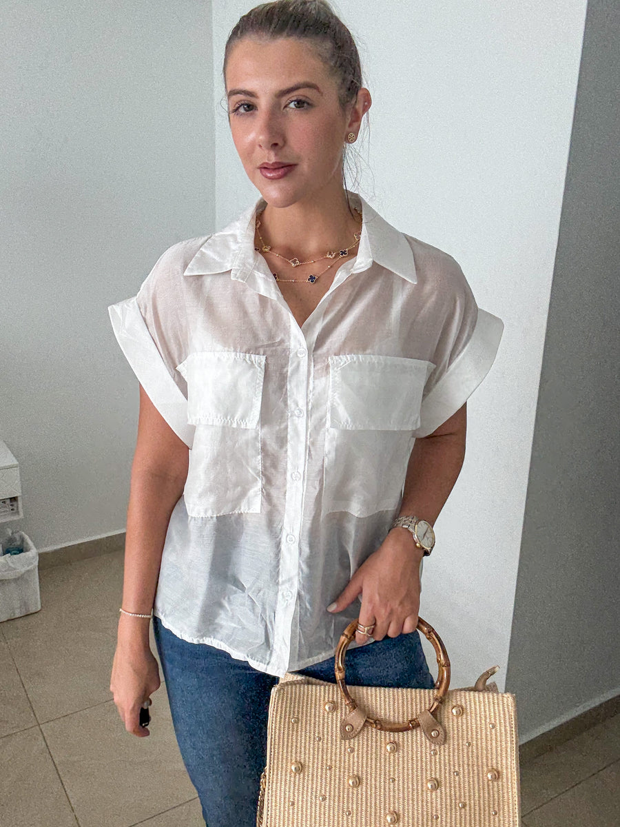 POCKET BLOUSE