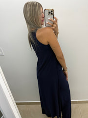 PIA NAVY BLUE RACERBACK TOP & PANT SET