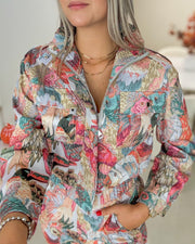 MULTICOLOR PRINTED JACKET