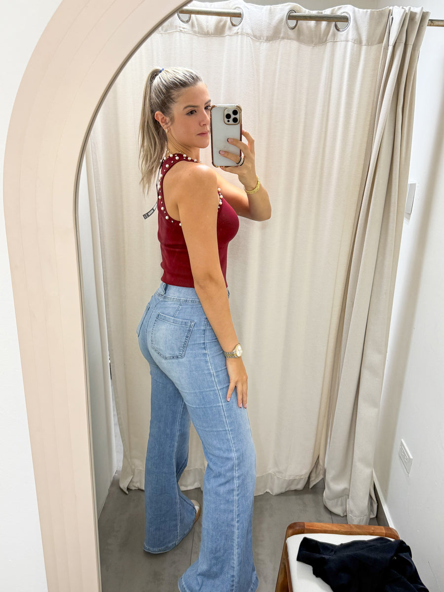 PEARL/RHINESTONE TANK TOPS