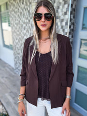 BROWN BLAZER
