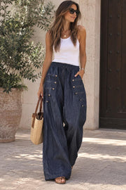*PRE-ORDERS ARE FINAL SALE* NAPOLEON DENIM PALAZZO