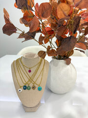 SEMIPRECIOUS DELICATE NECKLACES