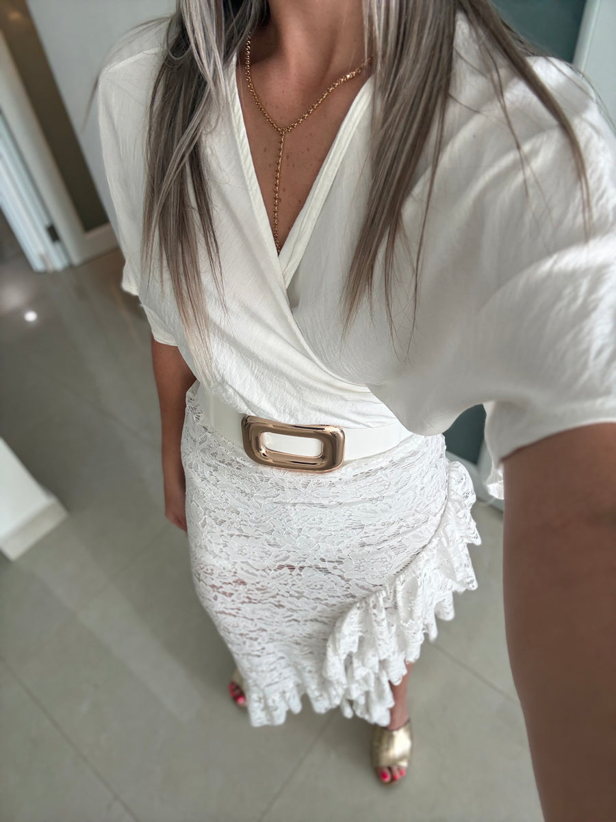 WHITE LACE SET