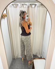 LEOPARD PRINT PANTS