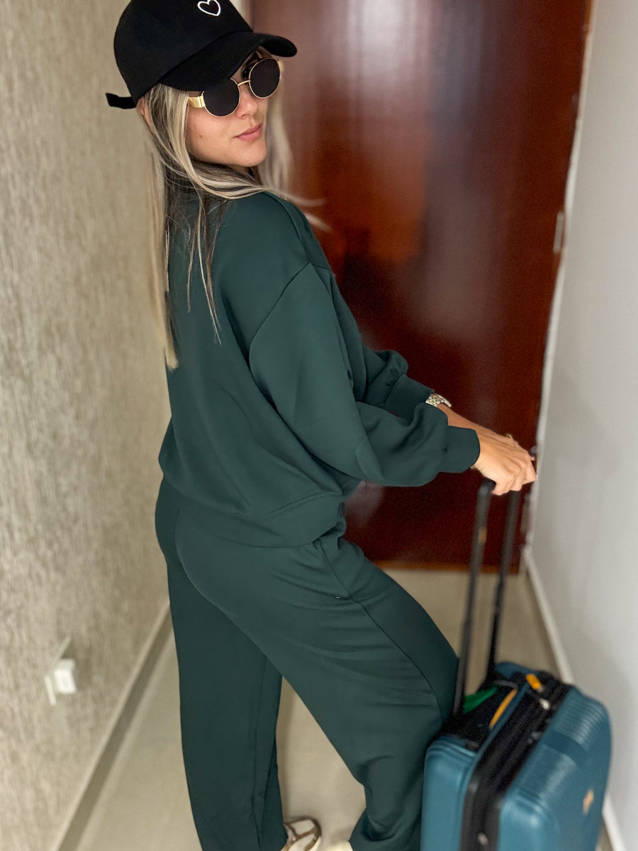 FOREST GREEN TRAVEL SET