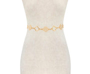 GOLD CLOVER CHAIN BELT